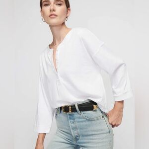 NWT Size L - Nation LTD Alix Oversized Henley Top